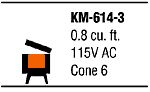 KM-614-3 Kiln Specifications