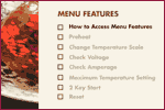 Menu Features